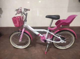 Bicicleta infantil BTWIN rosa