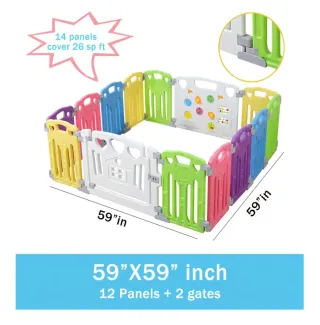 Valla modular infantil para bebés