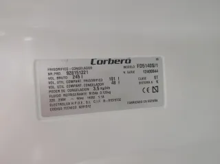 Frigorífico Corberó 2 puertas