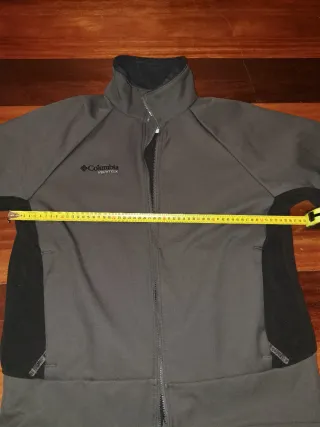 Chaqueta Columbia Vertex Negra y Gris