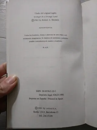 Forastero en tierra extraña