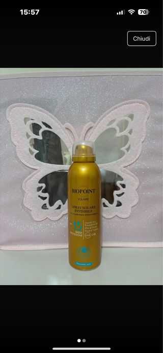 Biopoint Spray Solare Invisibile SPF 15