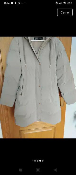 Plumífero Zara M Waterproof Beige