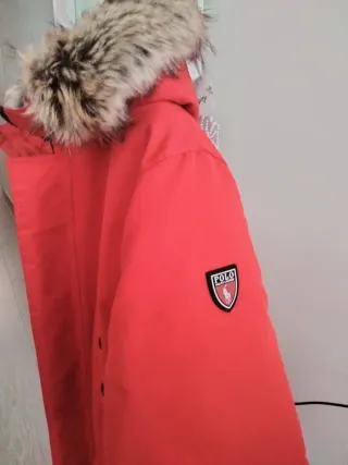 Abrigo niño Polo Ralph Lauren rojo