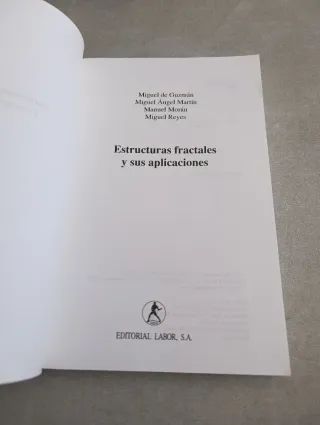 Matemáticas. Estructuras fractales Miguel Guzman