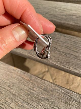 Orecchini pendenti con brillanti