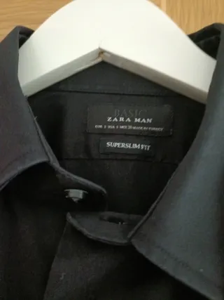 Traje de chico Zara negro