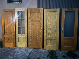 Puertas de pino macizas