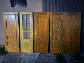 Puertas de pino macizas
