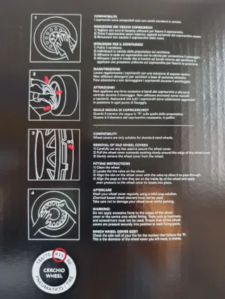 4 Copricerchi 15 Reds by Momo