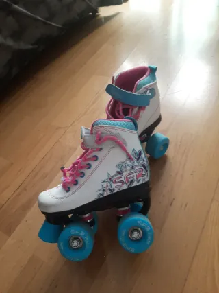 Pattini SFR bianchi e rosa