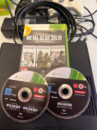 Xbox 360 s Negra con Kinect y Juegos