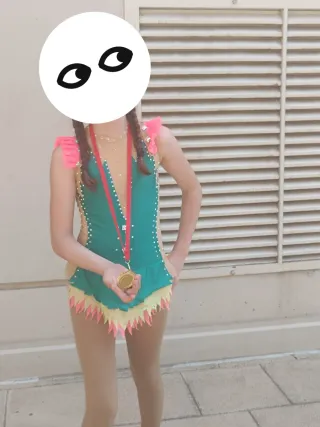 MALLOT PATINAJE ARTÍSTICO T. 7-8 AÑOS