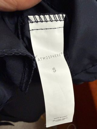 Chubasquero azul marino talla S