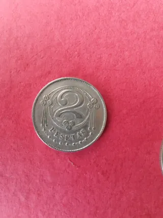 Monedas 5 y 2 Pesetas