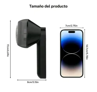 Quitapelusas portátil + cuchillas repuesto