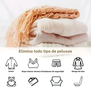 Quitapelusas portátil + cuchillas repuesto