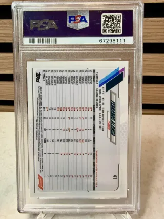 Cromo Topps F1 2021 Fernando Alonso - PSA 10 POP 1