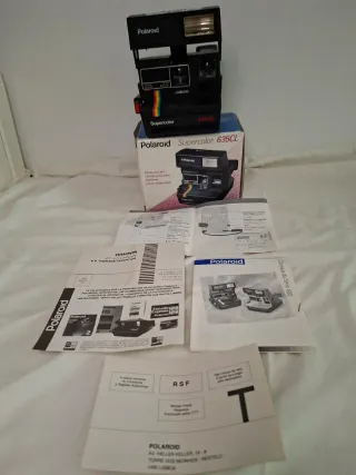 Polaroid Supercolor 635CL + Lente Close-up