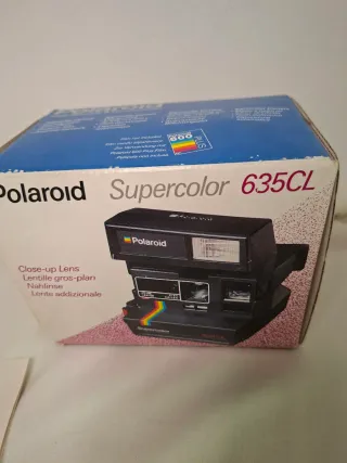 Polaroid Supercolor 635CL + Lente Close-up