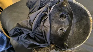 Máscara de silicona terrorífica