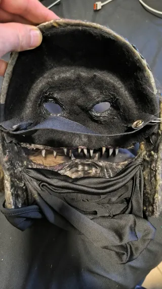 Máscara de silicona terrorífica