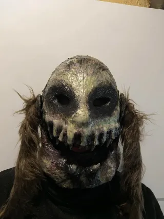 Máscara de silicona terrorífica