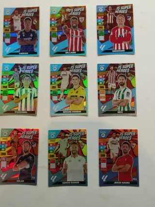 Cartas Fútbol 15 Super Héroes 23/24