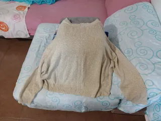 Jersey beige talla única