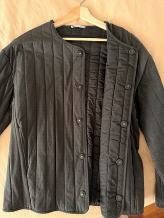 Chaqueta Zara acolchada marrón