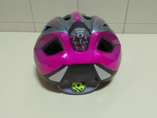 Casco bicicleta Crivit con luz trasera LED