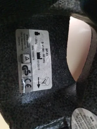 Casco bicicleta Crivit con luz trasera LED