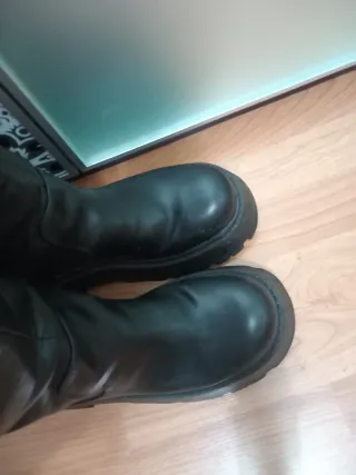 Botas altas negras plataforma