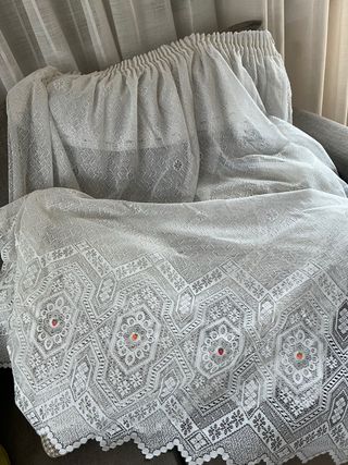 Cortina blanca 160cm