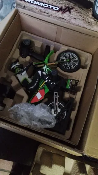 Moto RC Kawasaki Motocross control Losi PROMOTO-MX