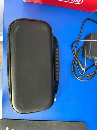 Nintendo Switch Lite Azul + 128 GB SD + Funda