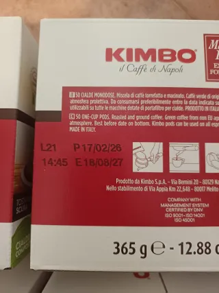 Macchina caffè cialde Kimbo