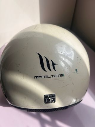 Casco MT Helmets Blanco talla M