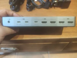 Minisopuru 4K dual display HDMI KVM lap+pc