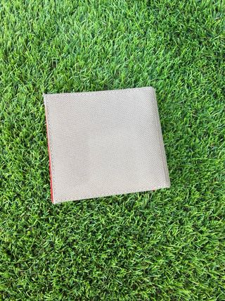 Portafoglio Diesel con chiusura, beige e rosso