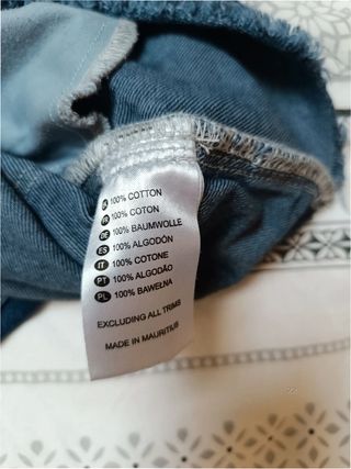 Vestido Peto Vaquero Dickies Talla XXXL