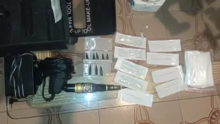 Estuche de pluma negra con león