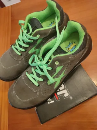 Zapato Seguridad U-Power Denver Negro/Verde