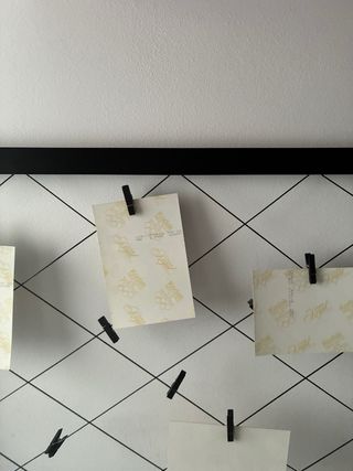 Portafotos madera negro