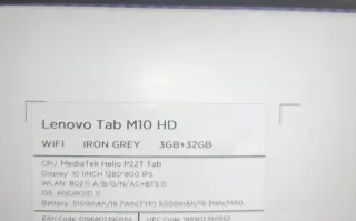 Tablet Lenovo Tab M10 HD Azul