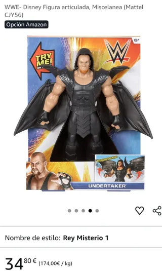 Figura Undertaker 30 cm Articulada