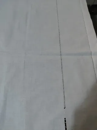 Tovaglia in lino ricamata a mano cm 240x85 altare