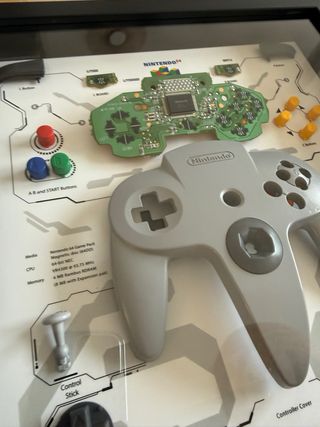 Cuadro Mando Nintendo N64 Desmontado