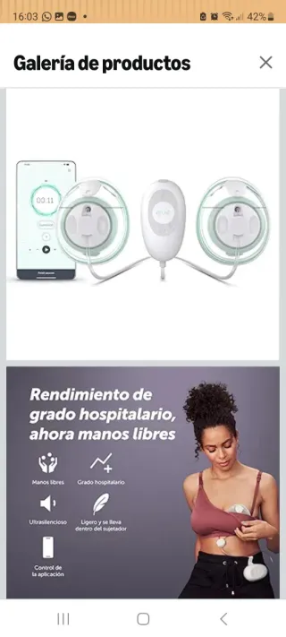 Sacaleches Elvie Stride Doble