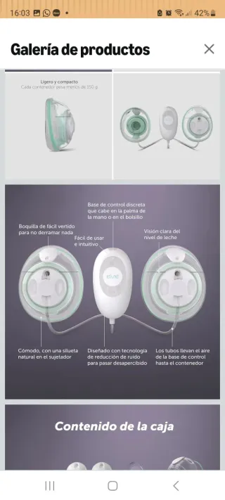 Sacaleches Elvie Stride Doble